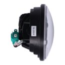 Bright, 5.75 inch LED headlamp unit. Black