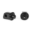 Kodlin, Splined passenger peg adapter. Black