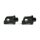 Kodlin, Splined passenger peg adapter. Black
