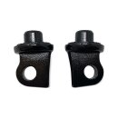 Kodlin, Splined Standard HD Male mount peg adapter. Black