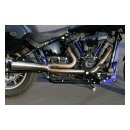 Kodlin Next Level 2-1 Edelstahl Auspuffanlage für Harley Softail 18-23