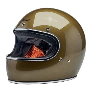 Biltwell Gringo helmet ugly gold metallic