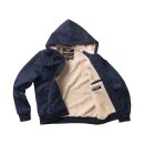 WCC BFU Sherpa Nylon jacket navy blue S