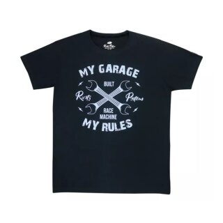 Rusty Pistons Garage t-shirt black