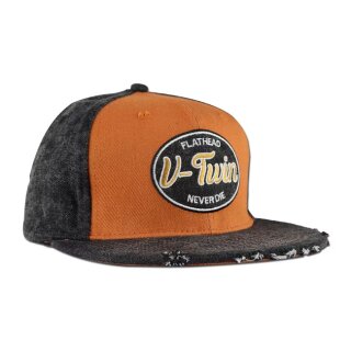 Rusty Pistons Twin cap black/orange