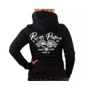 Rusty Pistons Turner female zip hoodie black/red
