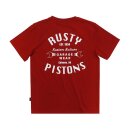 Rusty Pistons Vista t-shirt bordeaux