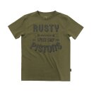 Rusty Pistons Hulton t-shirt khaki