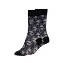 King Kerosin AOP Sugar Skull socks black