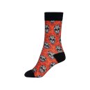 King Kerosin AOP Sugar Skull socks zimt