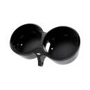 Kraus, Low Rider S Twin Gauge Bucket. Black