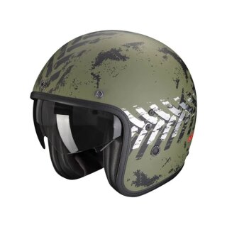 Scorpion Belfast Evo helmet green matt/silver