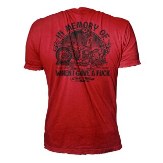 Lethal Threat In Memory t-shirt red/black