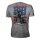 Down-n-Out Freedom Rider t-shirt american flag grey