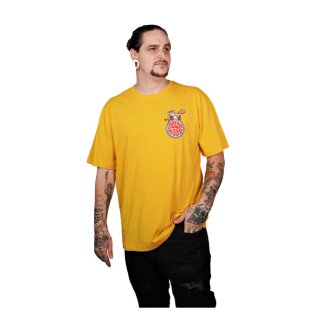 Down-n-Out Tiger In Your Tank t-shirt yellow
