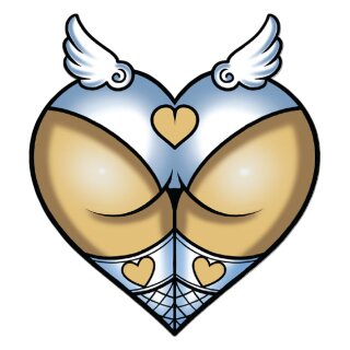 Lethal Threat Angel Ass sticker