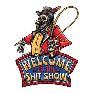 Lethal Threat Shit Show sticker