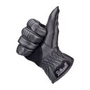 Biltwell Work 2.0 Motorrad Leder Handschuhe schwarz