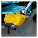 Biltwell Work 2.0 Motorrad Leder Handschuhe gold gelb