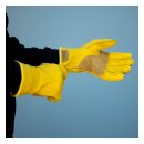 Biltwell Work 2.0 Motorrad Leder Handschuhe gold gelb