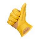 Biltwell Work 2.0 Motorrad Leder Handschuhe gold gelb