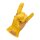 Biltwell Work 2.0 Motorrad Leder Handschuhe gold gelb
