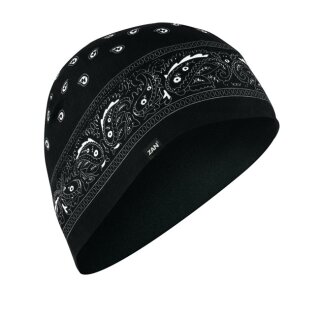 ZANheadgear Helmet beanie sportflexr black paisley