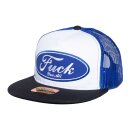King Kerosin Fuck cap white/blue