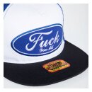 King Kerosin Fuck cap white/blue