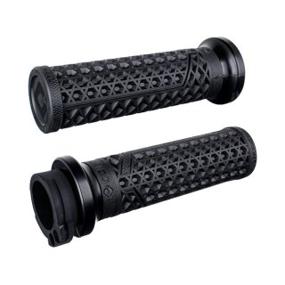 ODI VANS Signature Lock-On Griffe Schwarz für Harley Modelle 82-22