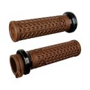 ODI VANS Signature Lock-On Griffe Braun für Harley...