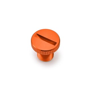 Daytona, mirror hole plug. Orange. LHT