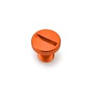 Daytona, mirror hole plug. Orange. LHT