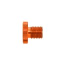 Daytona, mirror hole plug. Orange. LHT