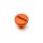 Daytona, mirror hole plug. Orange. LHT