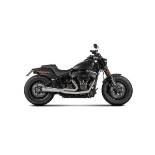 Zard, M8 Softail 2-1 Short Cone exhaust system. Plain