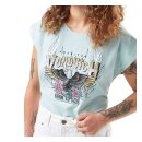 Von Dutch Printed t-shirt light blue women