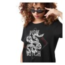Von Dutch Printed t-shirt snake black women