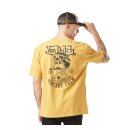 Von Dutch Print chest t-shirt yellow