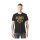 Von Dutch Acid wash t-shirt black/yellow