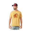 Von Dutch Printed t-shirt lion yellow
