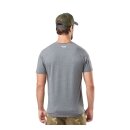 Von Dutch V-neck t-shirt chest pocket dark grey