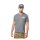 Von Dutch V-neck t-shirt chest pocket dark grey