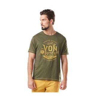 Von Dutch Slub t-shirt army green
