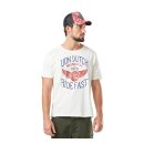 Von Dutch Slub t-shirt white/black/red