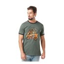 Von Dutch Fire t-shirt grey/orange