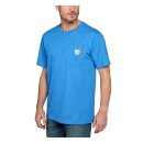 Carhartt K87 Pocket S/S t-shirt marine blue heather