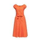 Queen of Kerosin AOP Swing dress orange
