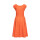 Queen of Kerosin AOP Swing dress orange
