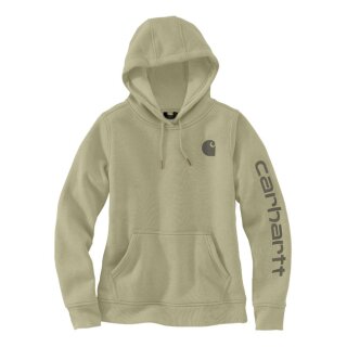 Carhartt Logo Sleeve Graphic ladies sweatshirt dried clay